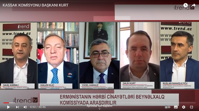 Başkan Kurt, Azerbaycan Trend Az TV'de gündeme dair açıklamalarda bulundu